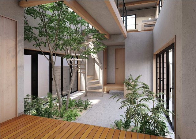 【完成予想図】 | SEAsaidelifeを楽しむ家 | 内観イメージパースです。建物のご相談承ります。