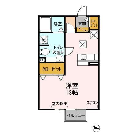 リヴェールの間取り|間取図