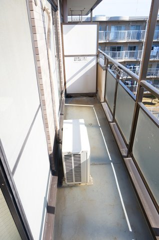 林田マンションのバルコニー