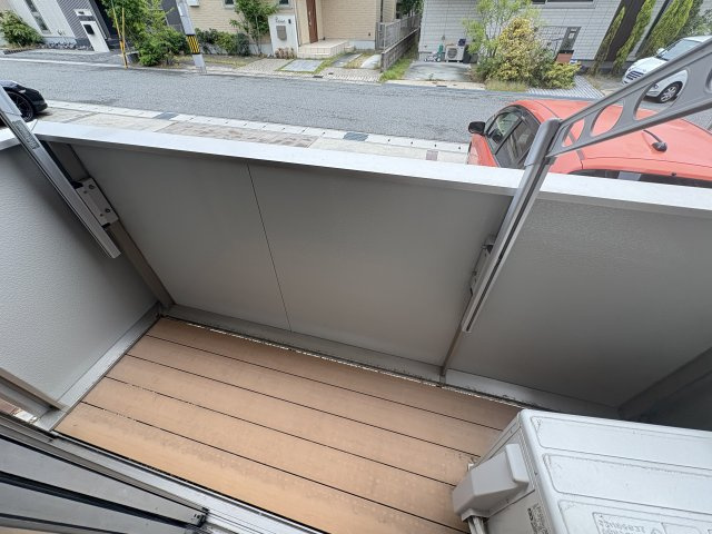 ステラハウスＢ棟のバルコニー