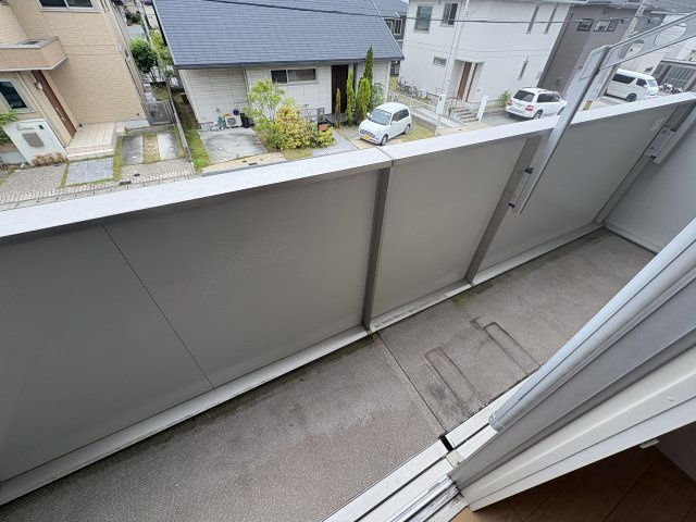ステラハウスＢ棟のバルコニー