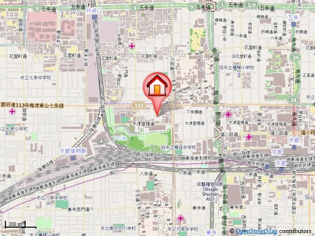 ピエール大宮の地図