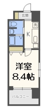 【間取り】 | グランカーサ梅田北