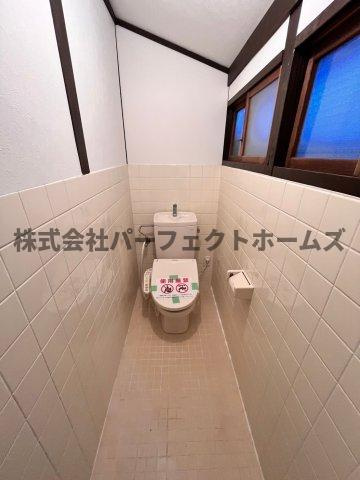 大利町テラスハウス　賃貸のトイレ|トイレもきれいです