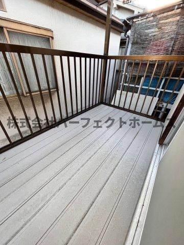 大利町テラスハウス　賃貸のバルコニー|開放的で明るい空間を演出してくれるバルコニーです