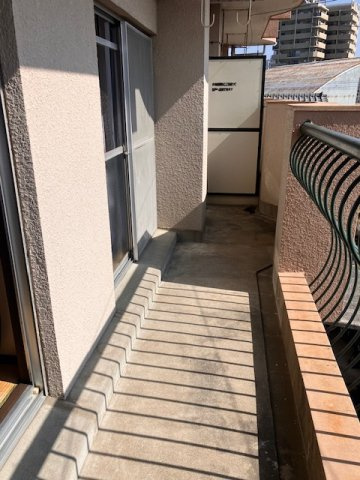 コーポパインのバルコニー