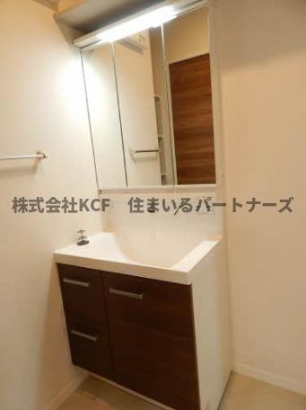 シャーメゾン花畑の洗面所|脱衣スペースもあります