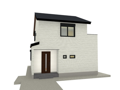 【外観パース】 | 下鴨芝本町　分譲地【全8区画】