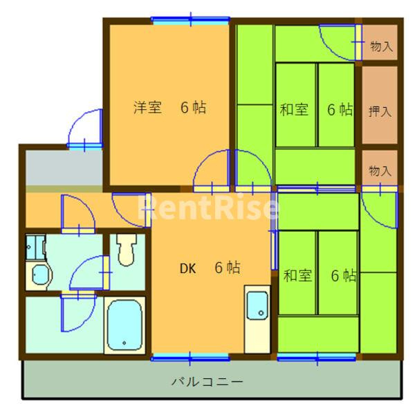 コーポ倉知の間取り