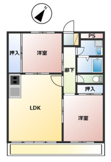 【間取り】 | リバーサイド東川口Ｎｏ．１ | 反転タイプの場合があります