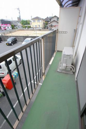 花園ハイツのバルコニー