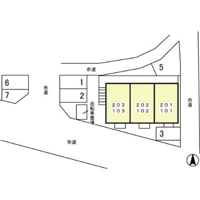 【区画図】 | グランメール･Ｍ