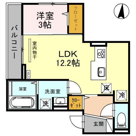 リオグランデ　Ⅰの間取り
