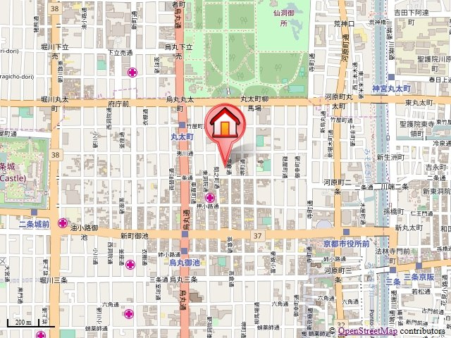 エステムコート御所南の地図