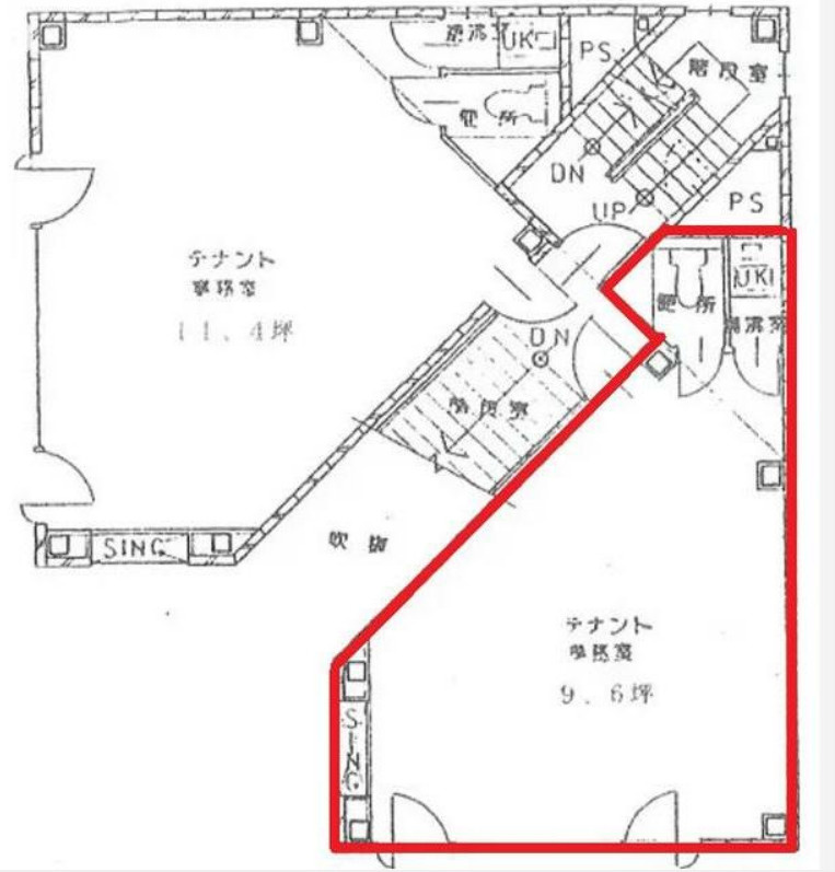 K&Sビルの間取り