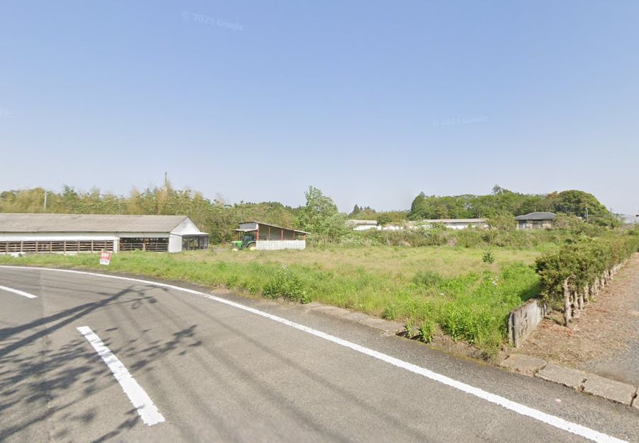 都城市高城町石山の売地の外観