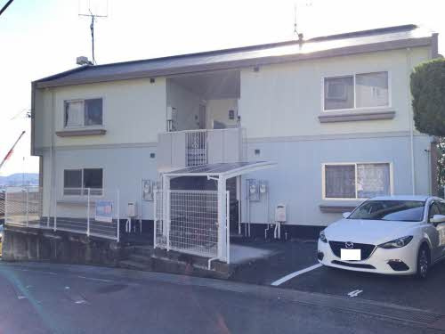 大谷アパートの駐車場