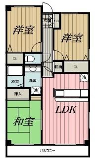 ハイム高長の間取り