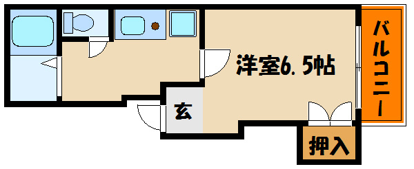 石本ビルの間取り|※類似部屋