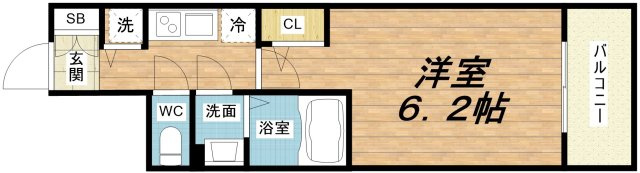 【間取り】 | エスリード難波ザ・ブライト
