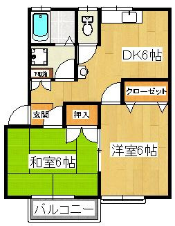 ハイツセイハの間取り
