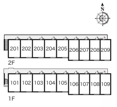 【区画図】 | 伊興レジデンスＢ