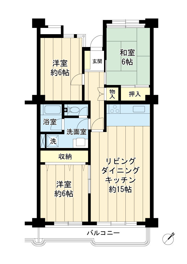 約80.88㎡の3LDK