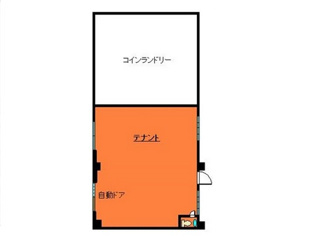 野洲市西河原の店舗事務所の間取り