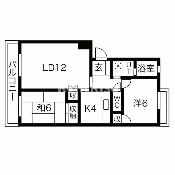 花ノ木パークハイツの間取り