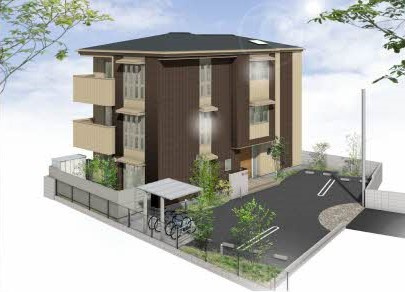 グランドヴィラ大江の外観パース