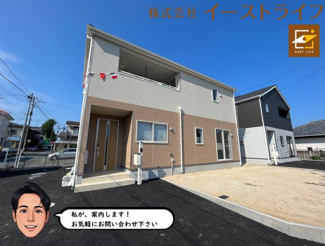 【子育てエコホーム支援事業対象物件】小名浜諏訪町第2の外観|同社施工イメージです。2024.2月完成予定です。年度内入居可能です！