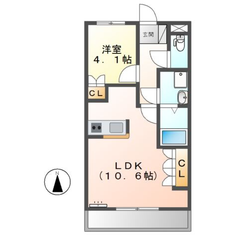 【間取り】 | ルミナスⅠ番館