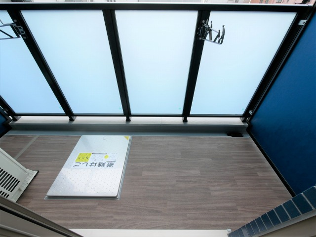 プレサンス難波クチュールのバルコニー