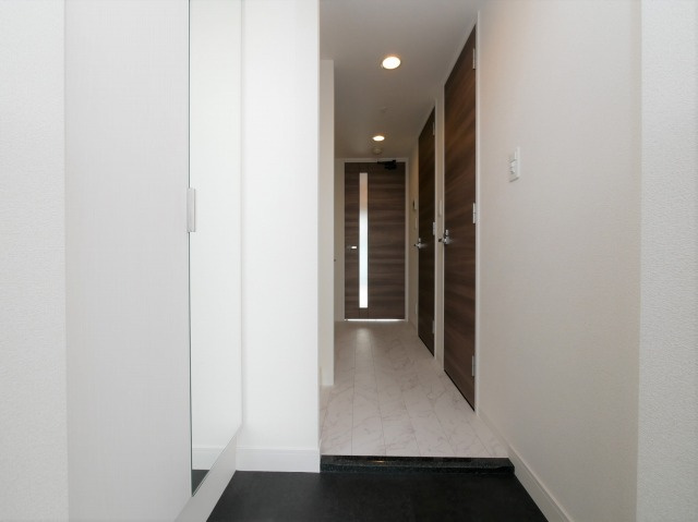 プレサンス難波クチュールの玄関