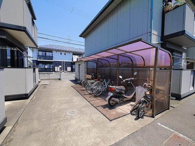 プリメールAのその他共用部分|自転車置き場