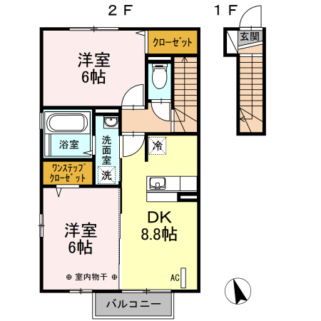サンシュトラーセの間取り
