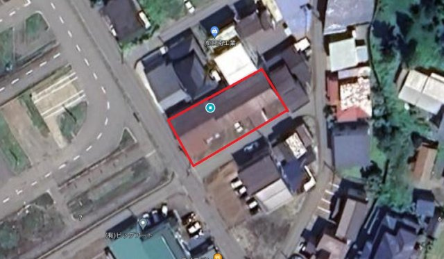 【土地図】 | 【オーナーチェンジ・賃貸倉庫】大仙市大曲福見町 敷地面積194.66坪・木造倉庫144.95坪 現在賃貸中