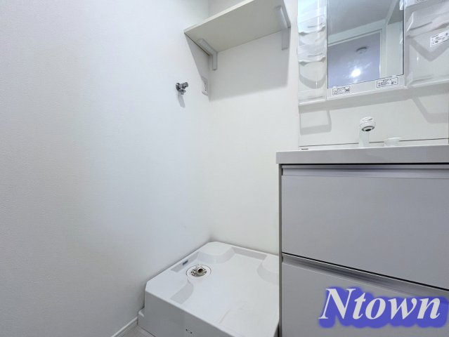 【設備】 | ハーモニーテラス高道町Ⅱ | 洗濯機置き場です。