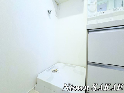 【設備】 | ハーモニーテラス高道町Ⅱ | 洗濯機置き場です。