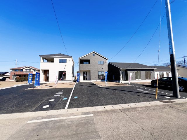 Cradle Garden伊勢崎市境伊与久第9　新築住宅 2号棟の外観