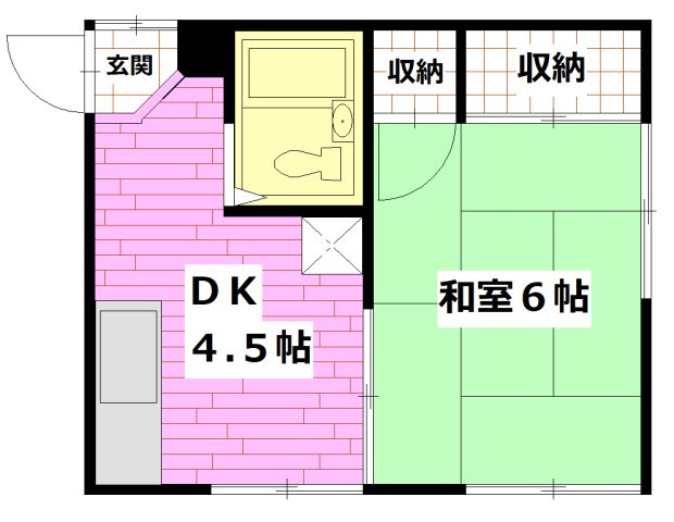 ハイツLAの間取り