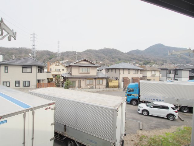 ハイツLAのバルコニー