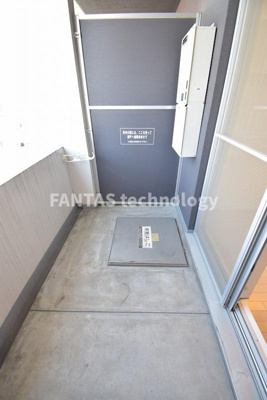 【バルコニー】 | デュオン新大阪レジデンス | ※別部屋参照