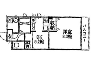 草津市渋川１丁目の店舗事務所の間取り