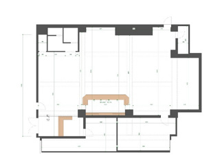 大津市大江２丁目の店舗一部の間取り