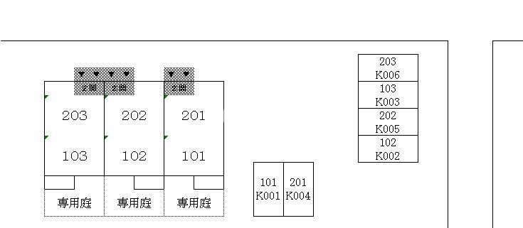ジュネスメゾンの駐車場|駐車場