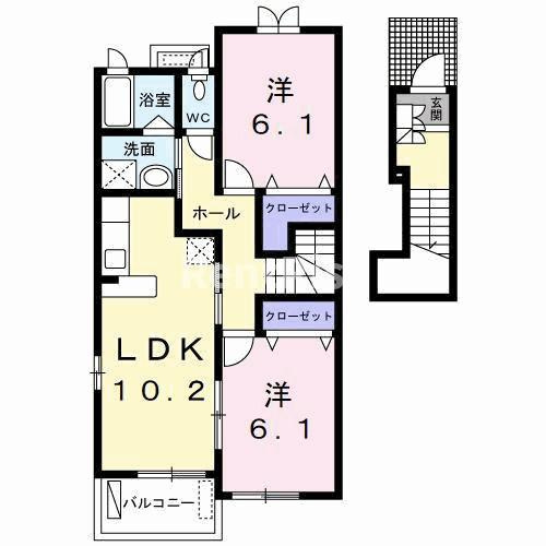 ジュネスメゾンの間取り|間取図