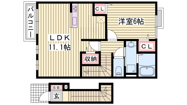 アンシャンテの間取り