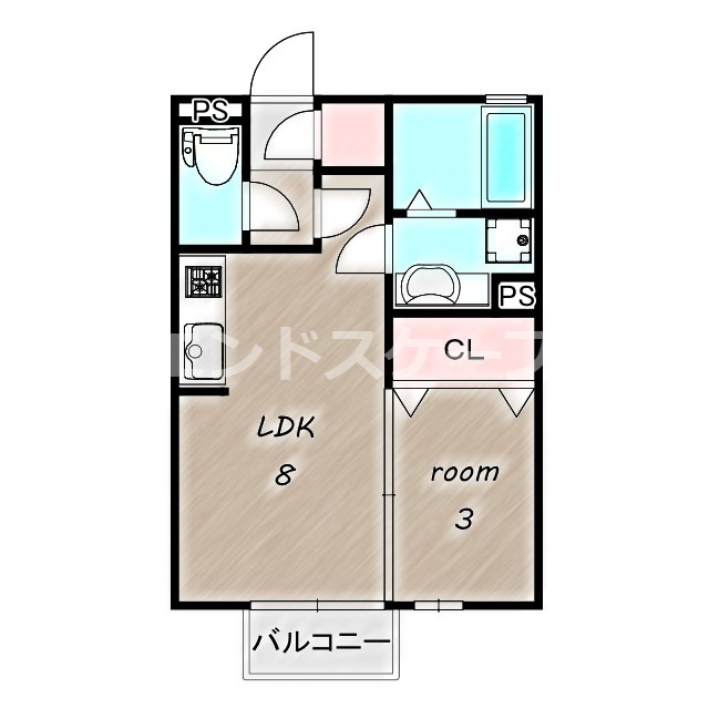 Floral Nakajima Ⅱの間取り|高崎、前橋エリアのお部屋探しはエンドスケープまで！お客様の理想お聞かせ下さい♪
