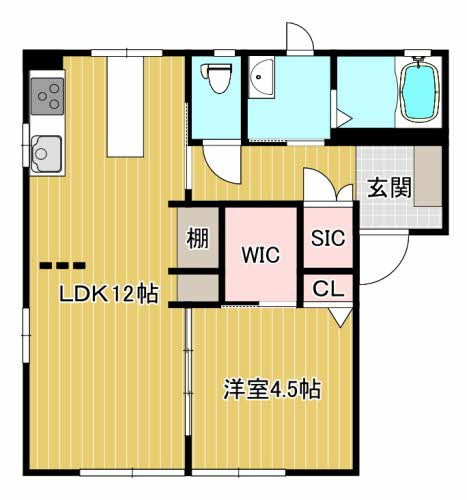 エクシードハイツ２の間取り